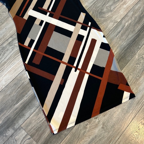 Chico’s Travelers Graphic Printed Midi Dress Size 0 Nwt’s 109$ - Picture 2 of 12